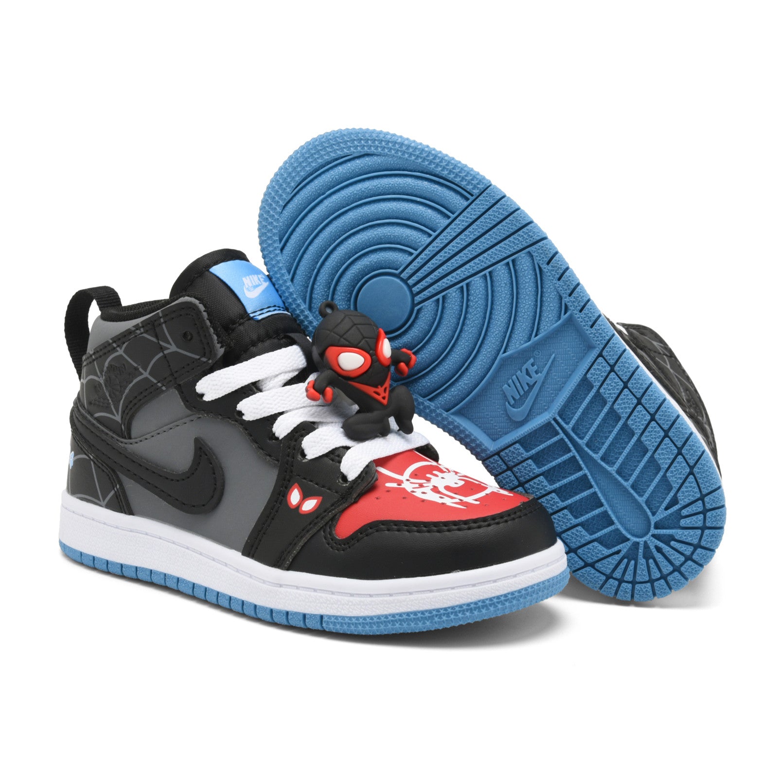 ordan/Jordan children's shoes Spider-Man cartoon doll" black, gray, red"