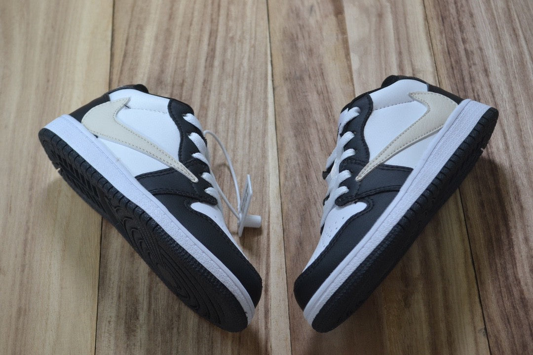 Qiaoyi low-top shoelaces" white, black"