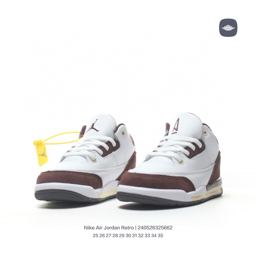 Joe 3" white, brown"
