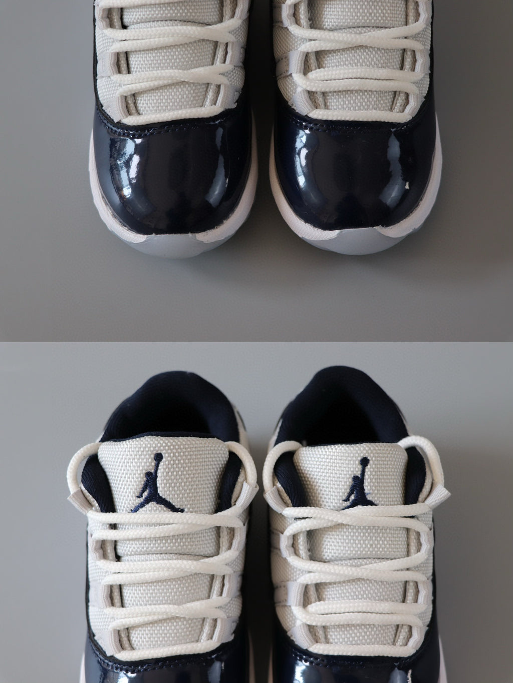 Joe 11 low-top children's shoes" white, navy"