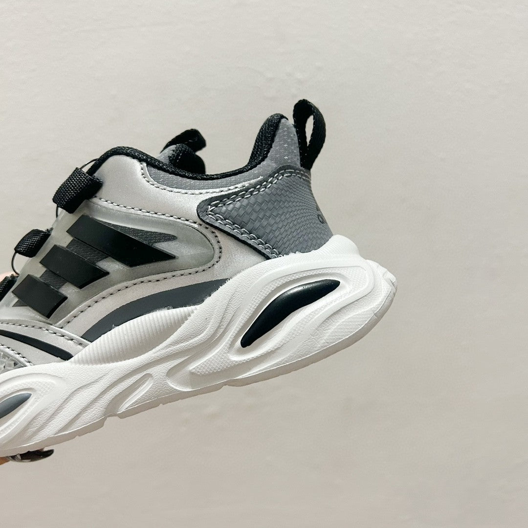 AD rotating button children's shoes" gray"