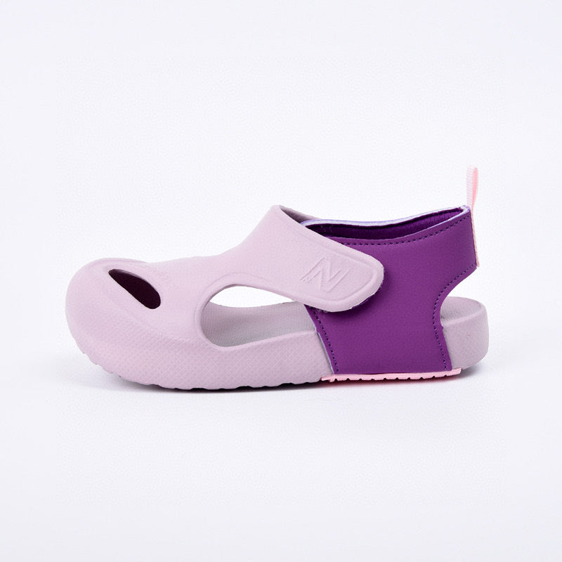 New NB closed toe sandals" light lavender"