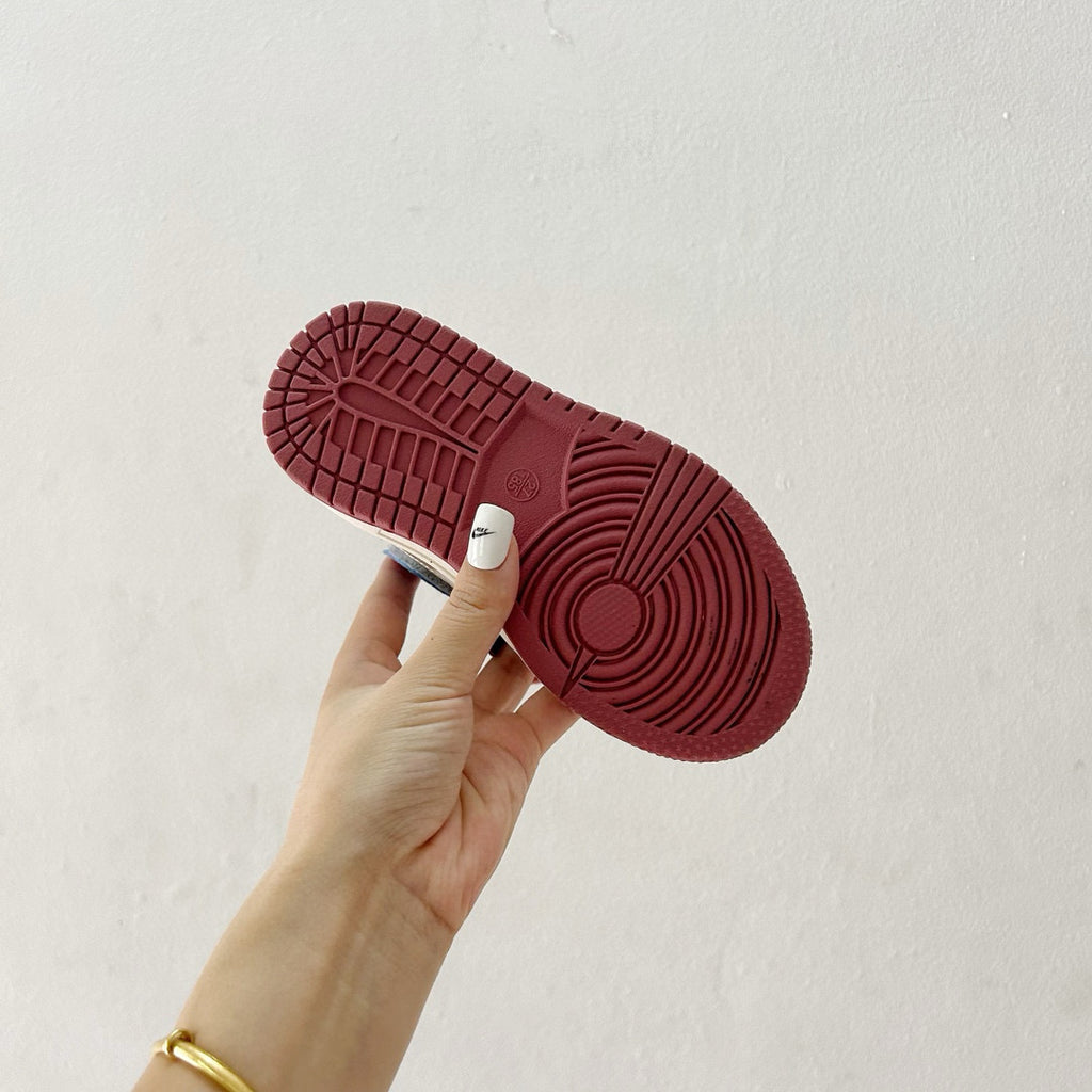 Joe 1 co-branded mid-cut children's shoes" blue"