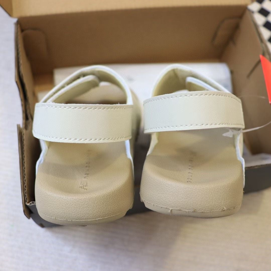 N large breasted sandals" light beige"