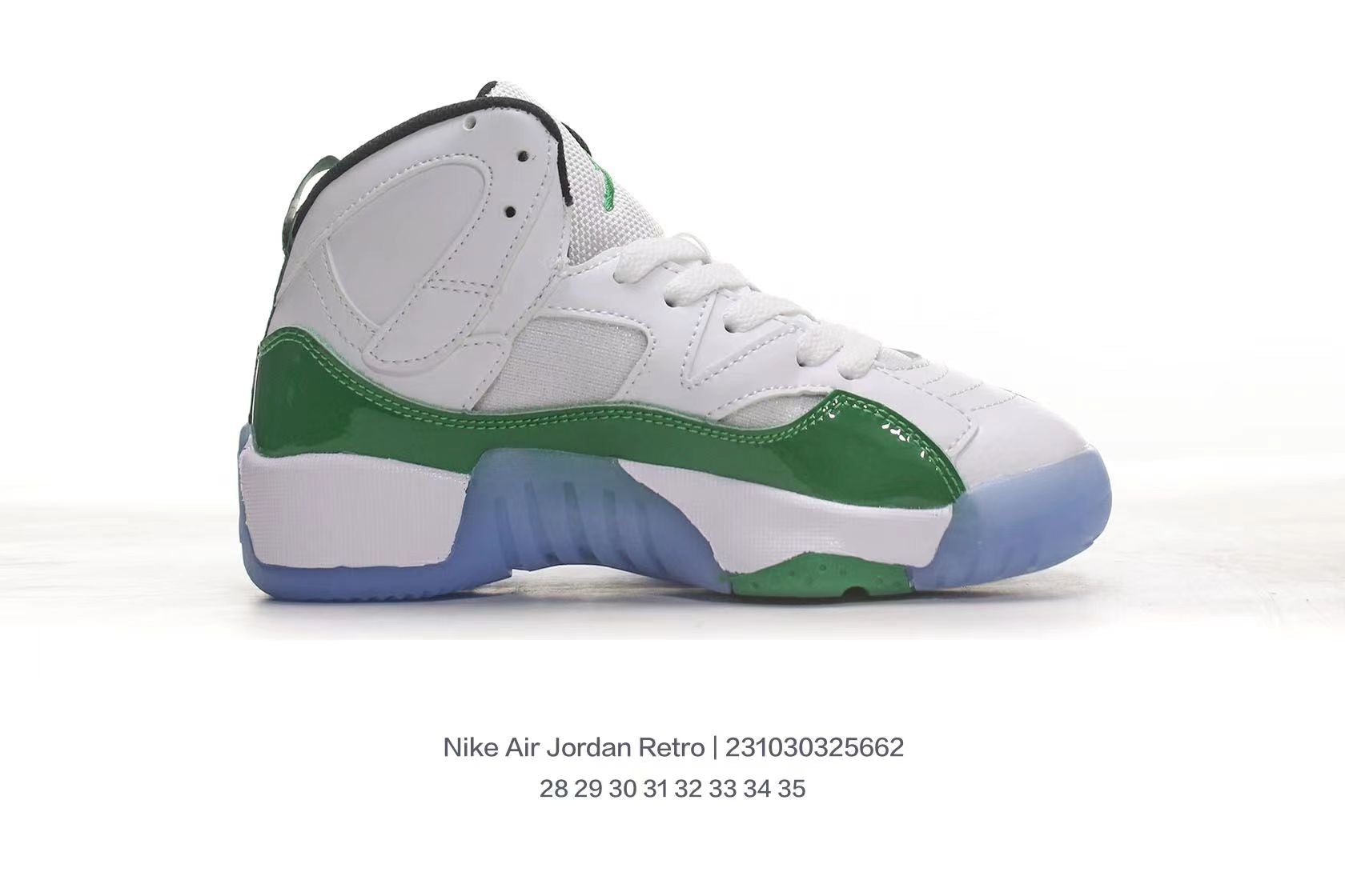 Jordan 612 series " white, green, blue"