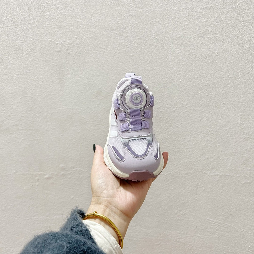 Adidas twist button mesh children's" white, purple"