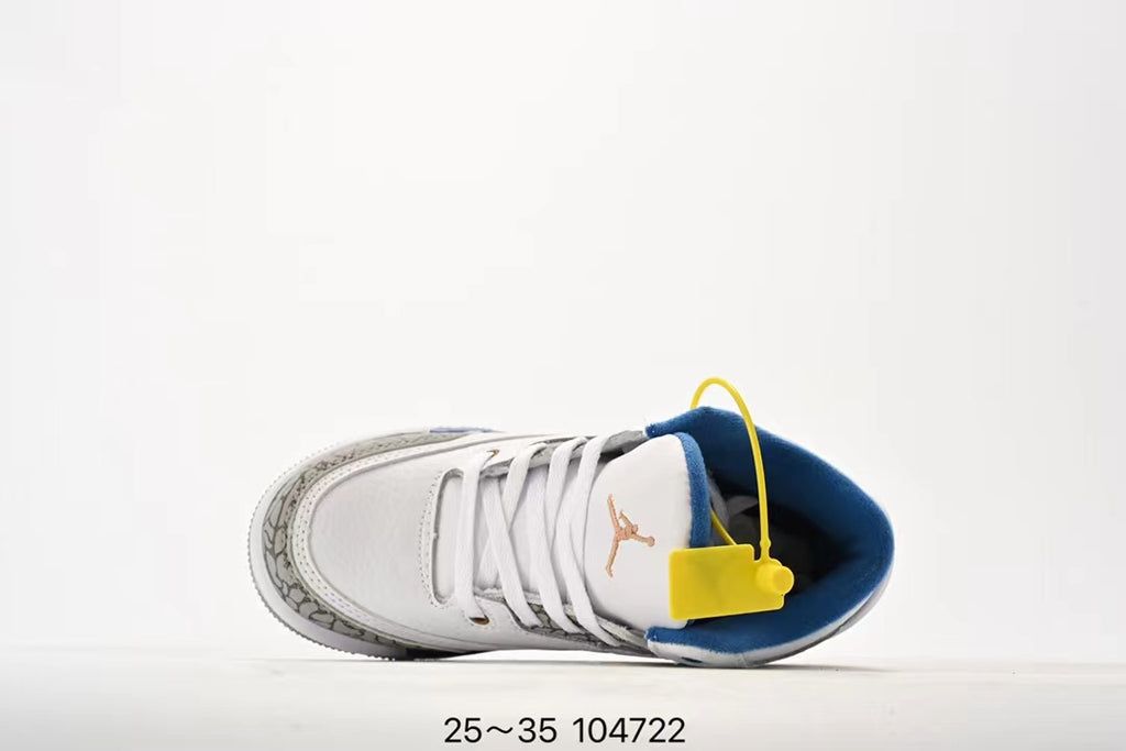 Joe 3" white, blue"
