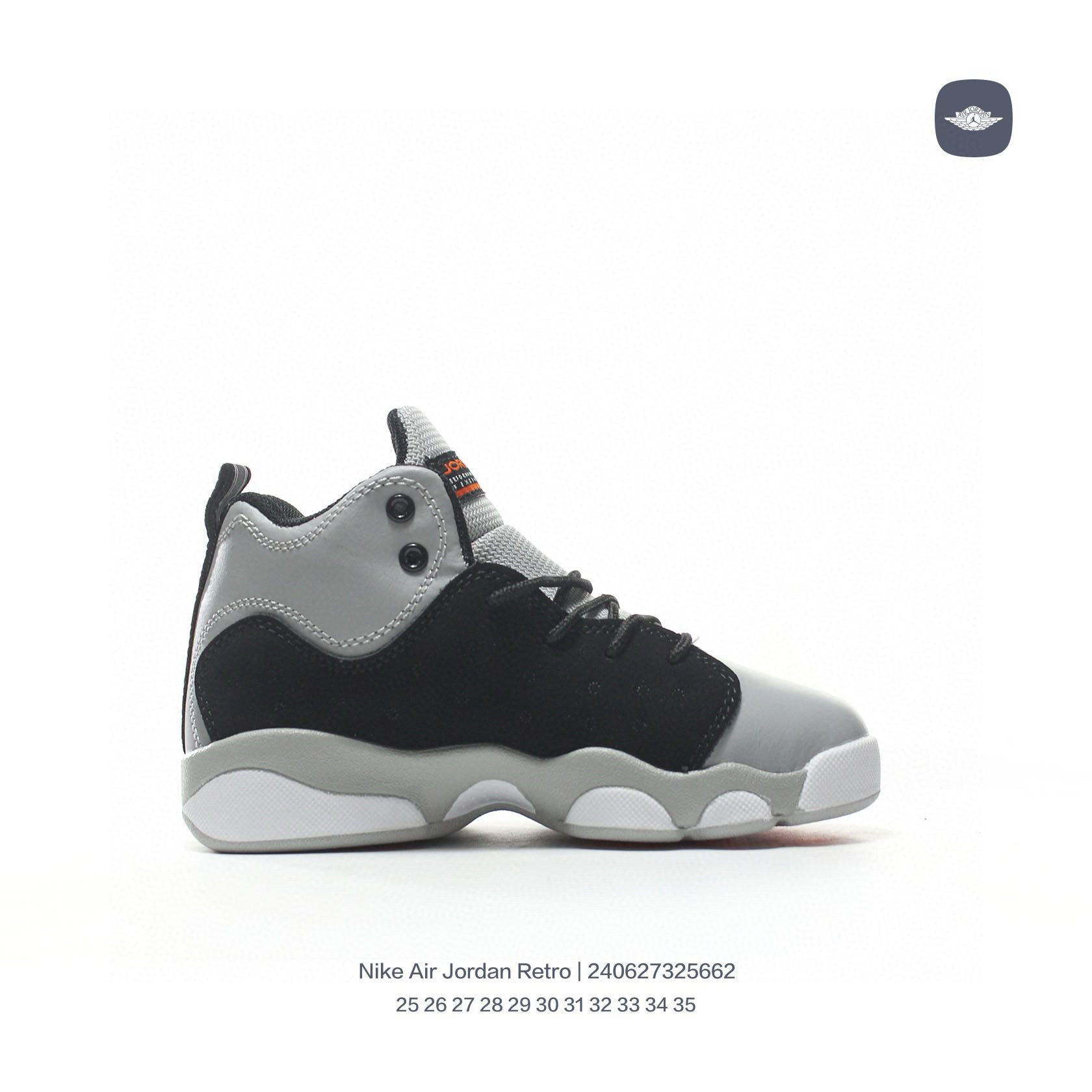AJ13-1/split leather'  black, gray"