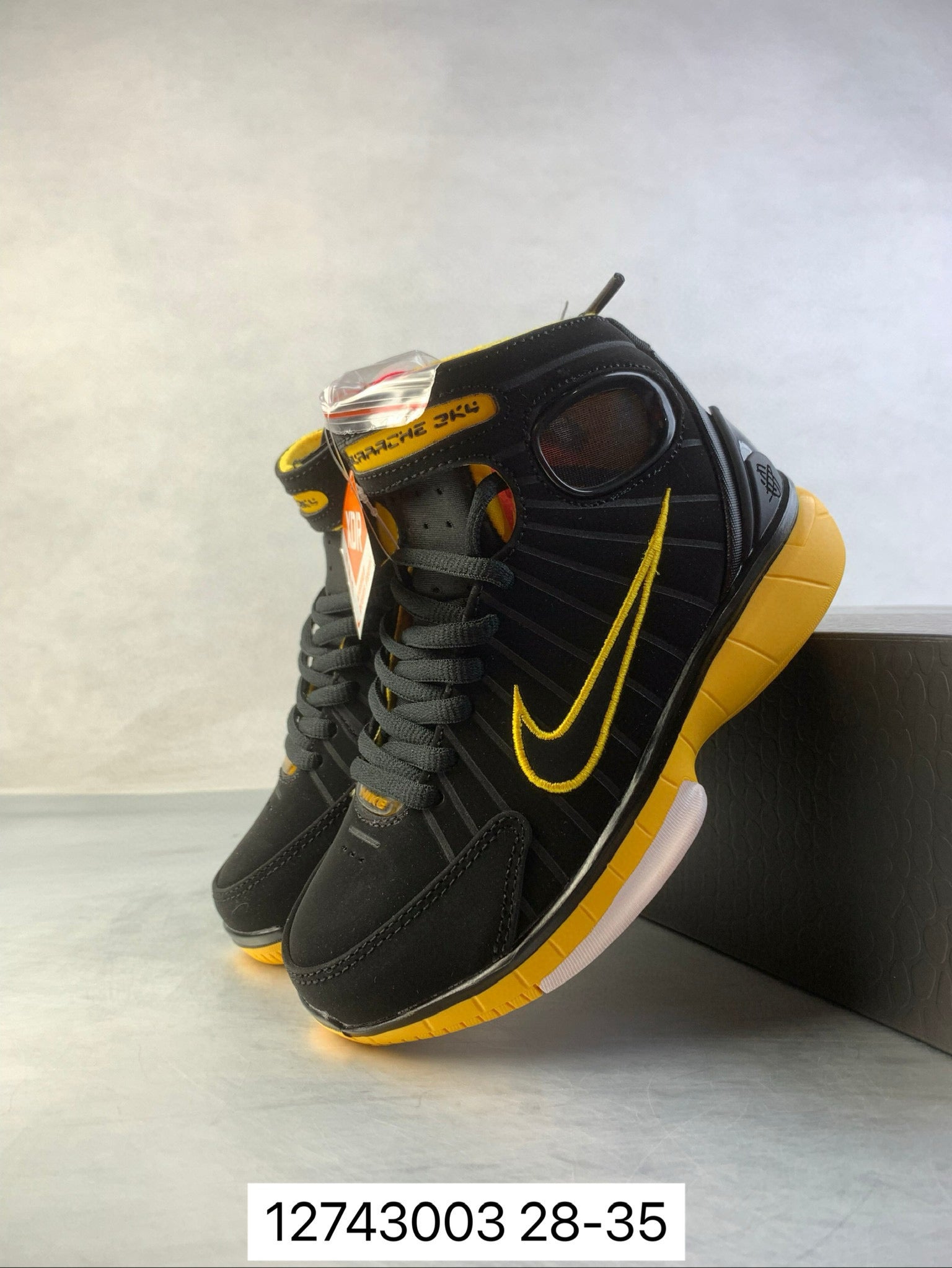 Nike Air Zoom 2K4 basketball shoes " black"