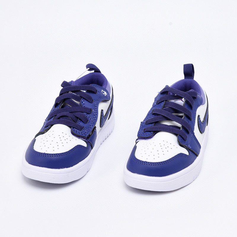 Joe 1 magic buckle children's shoes" white, blue"