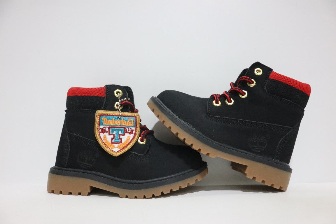 Timberland knitted children's work boots" black"