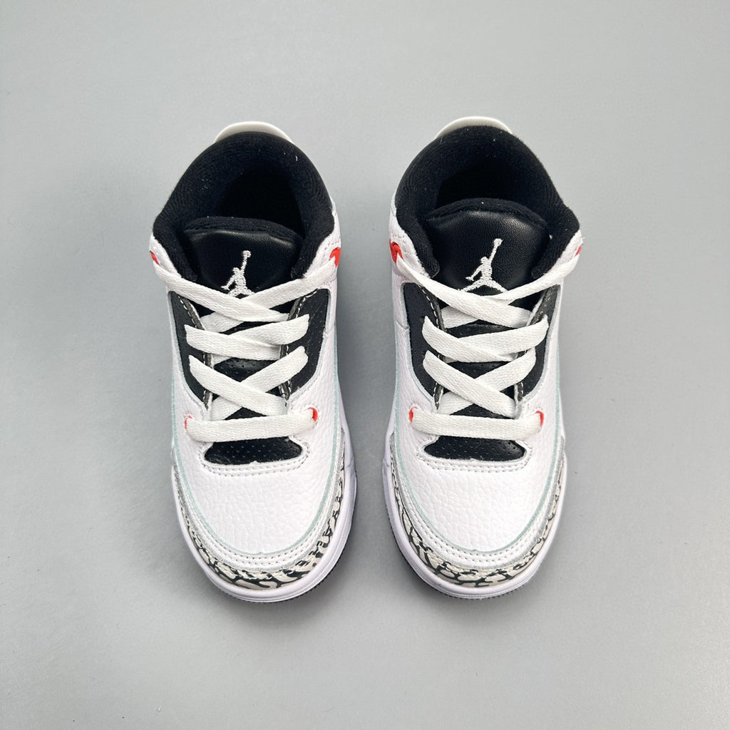 Jordan 3 children's shoes" white, black"