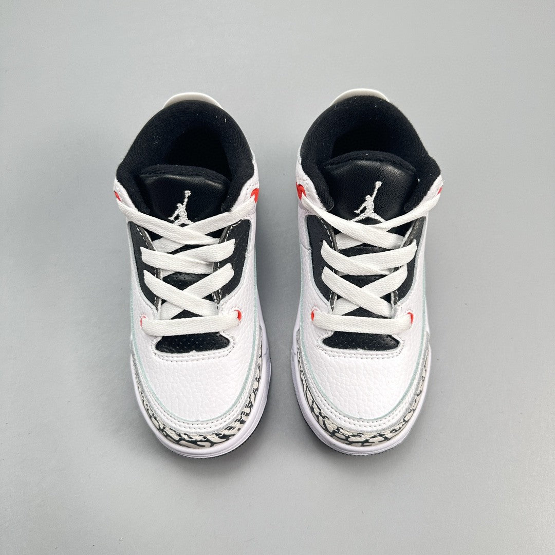 Jordan 3 children's shoes" white, black"
