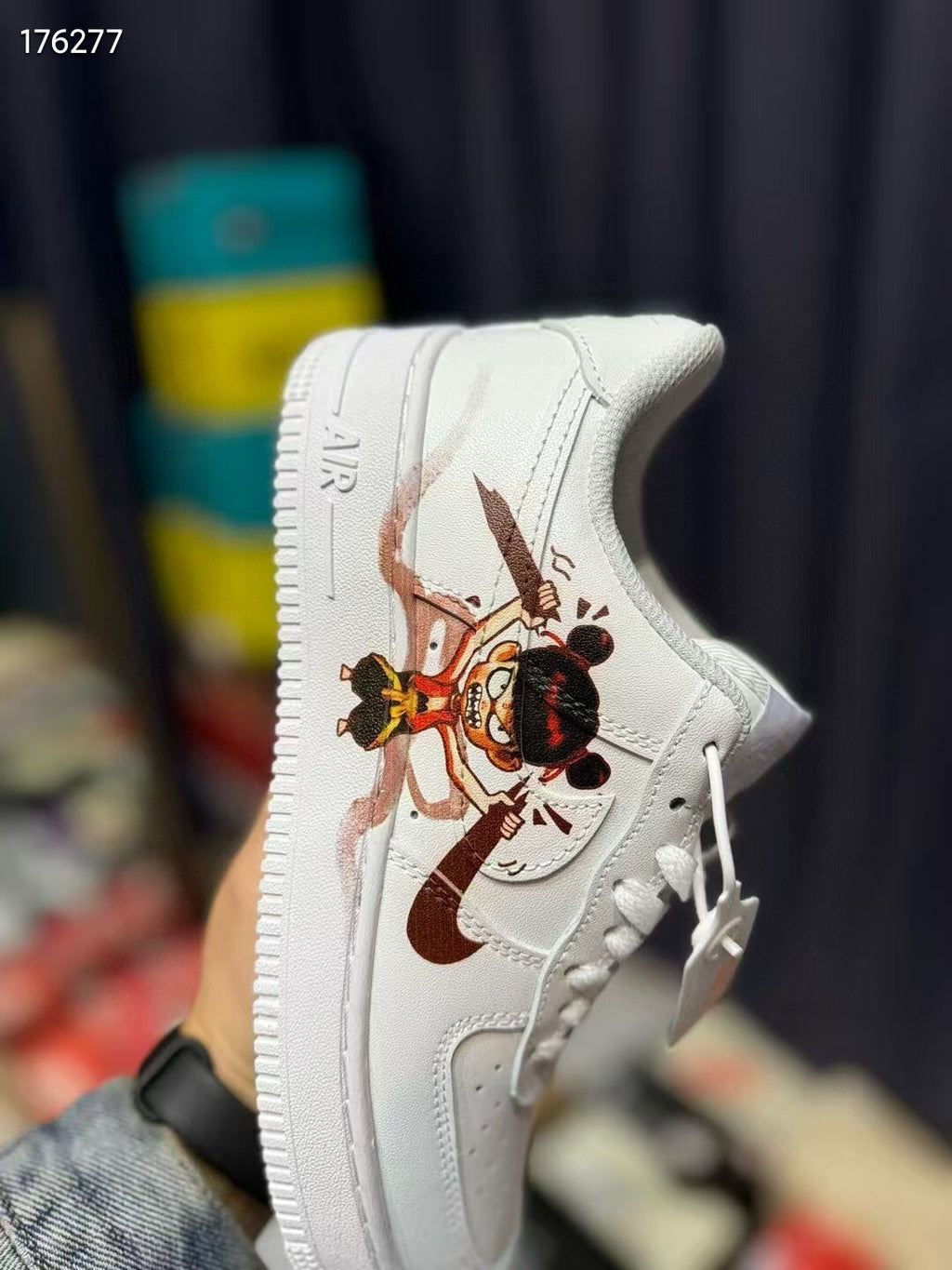 Custom Air Force One low-top graffiti versatile
