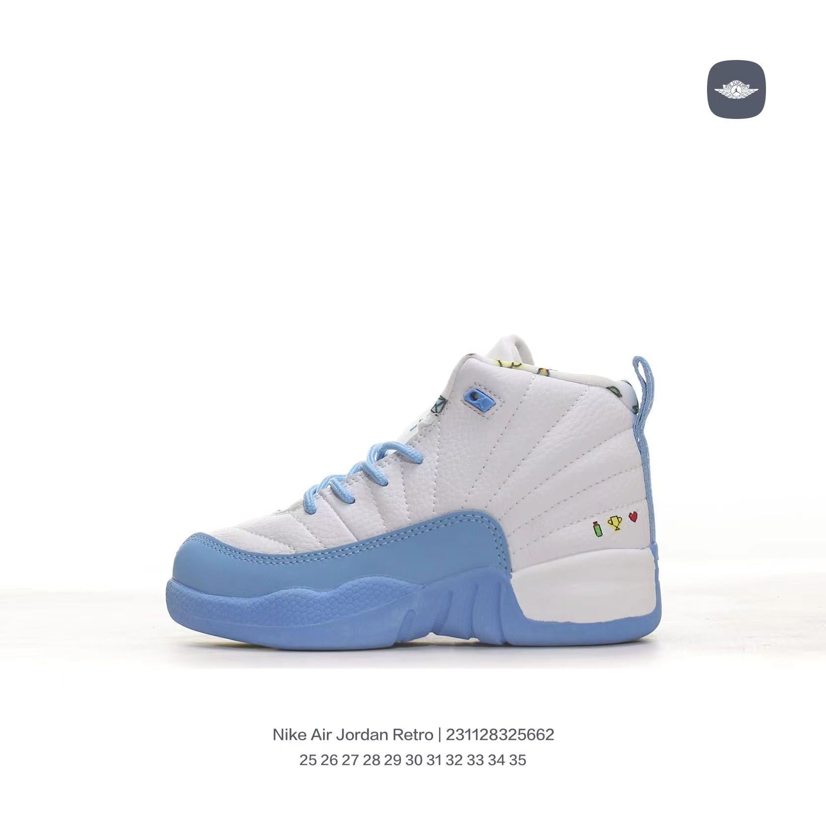 Joe 12 children's shoes" white, blue"