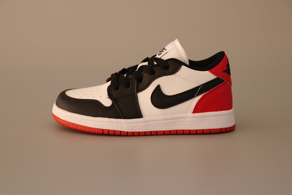 Joe 1 original low-top sneakers" dark, white, red"