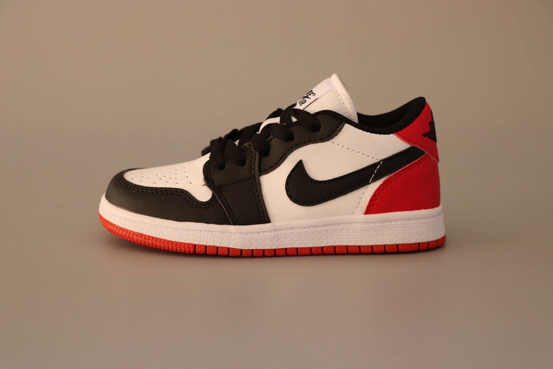 Joe 1 original low-top sneakers" dark, white, red"