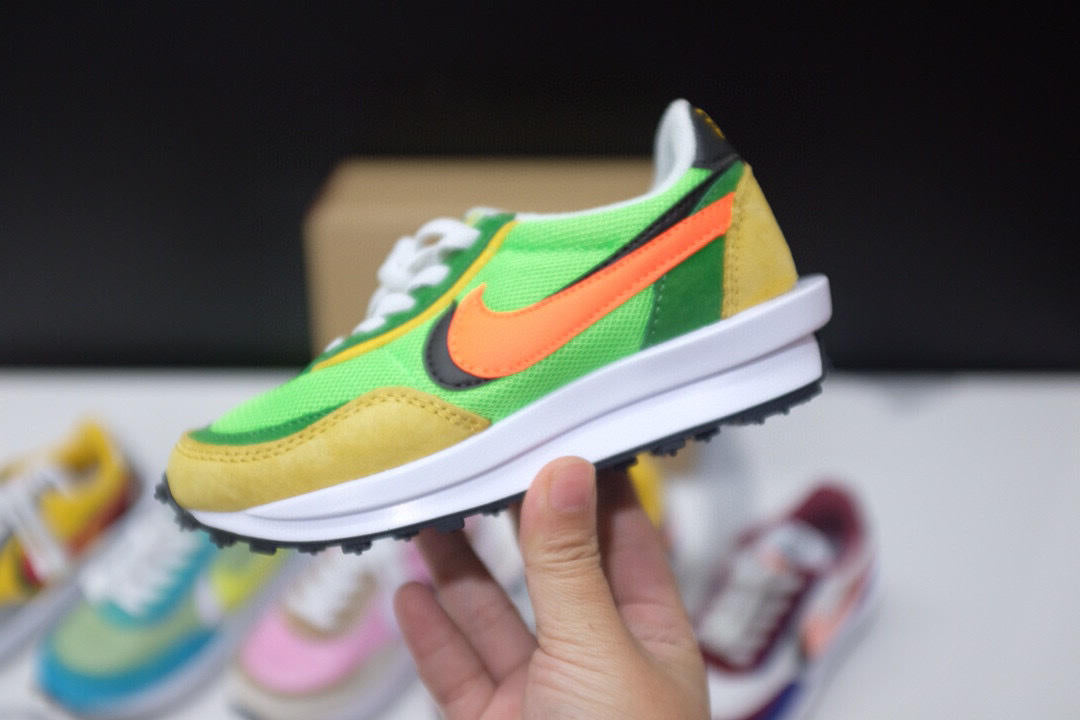 Nike Waffle Casual Jogging Shoes Deconstructed Double Hook