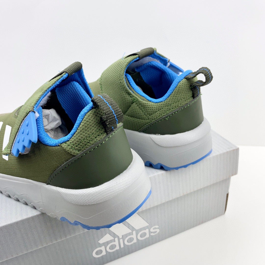 Adidas big wing children's shoes" olive green"