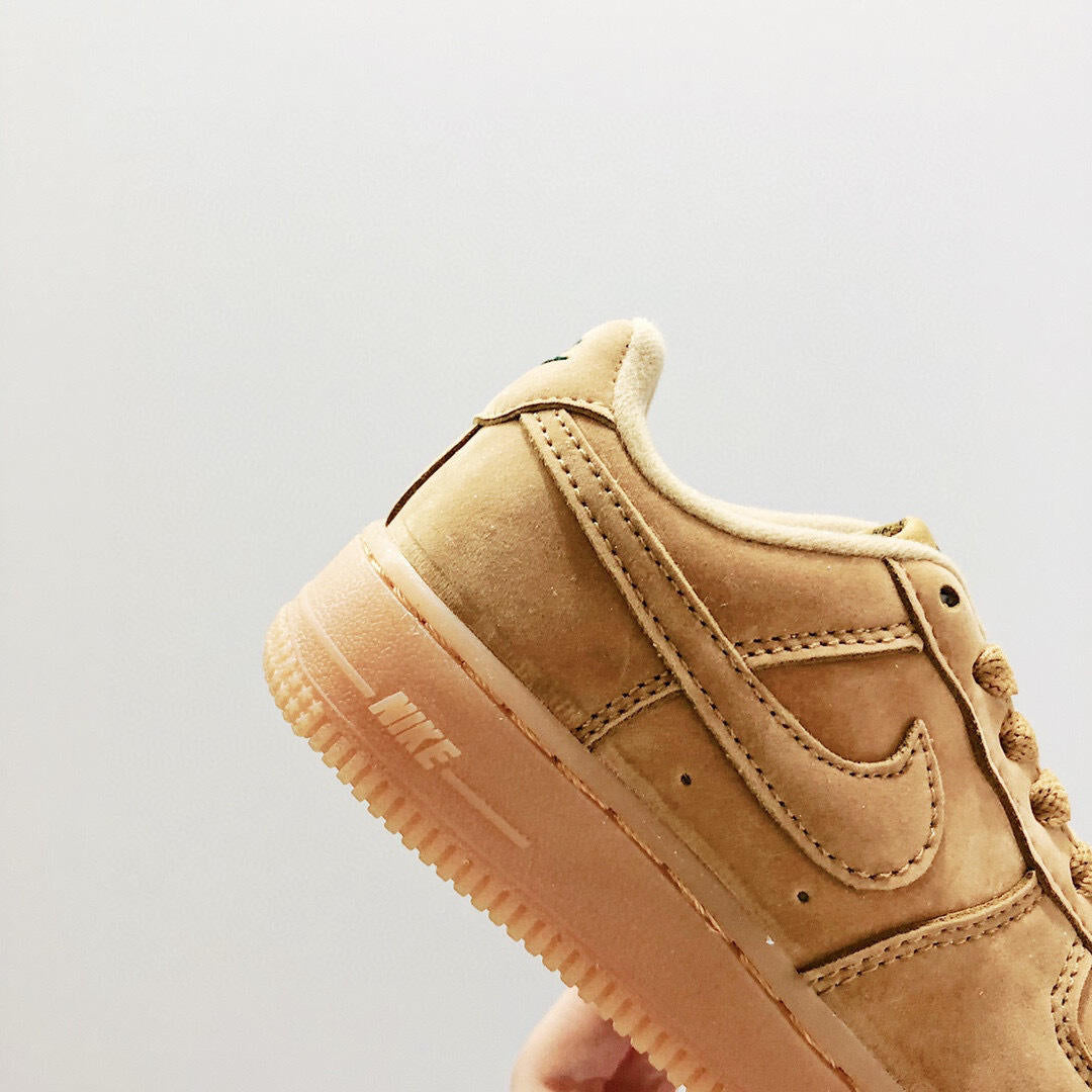 Air Force low-top lace-up sneakers" brown"