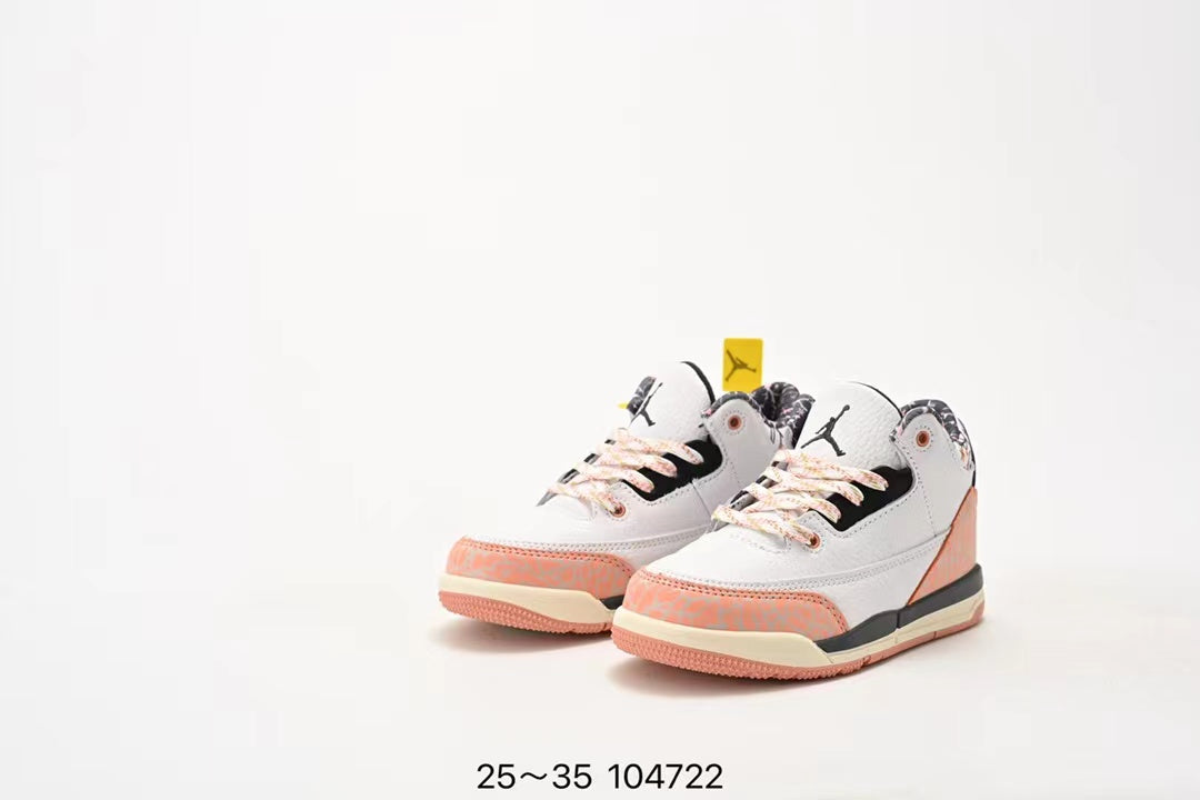 Joe 3" white, light orange"