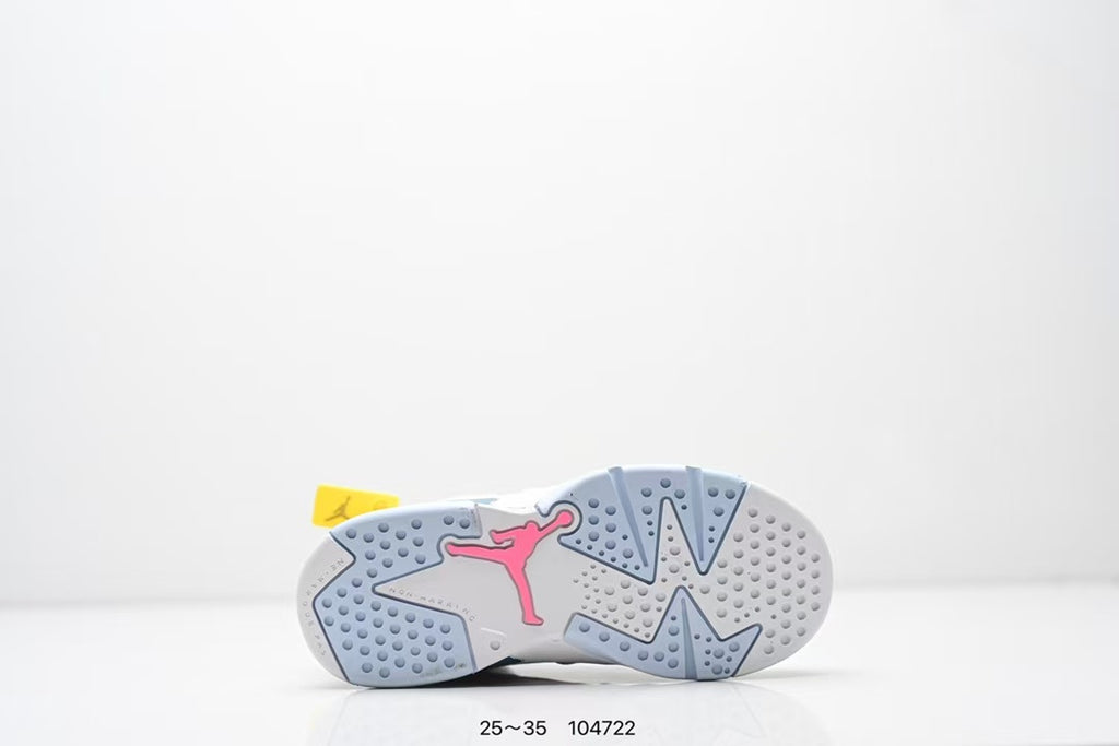 Joe 6 split leather children's shoes "white, blue"