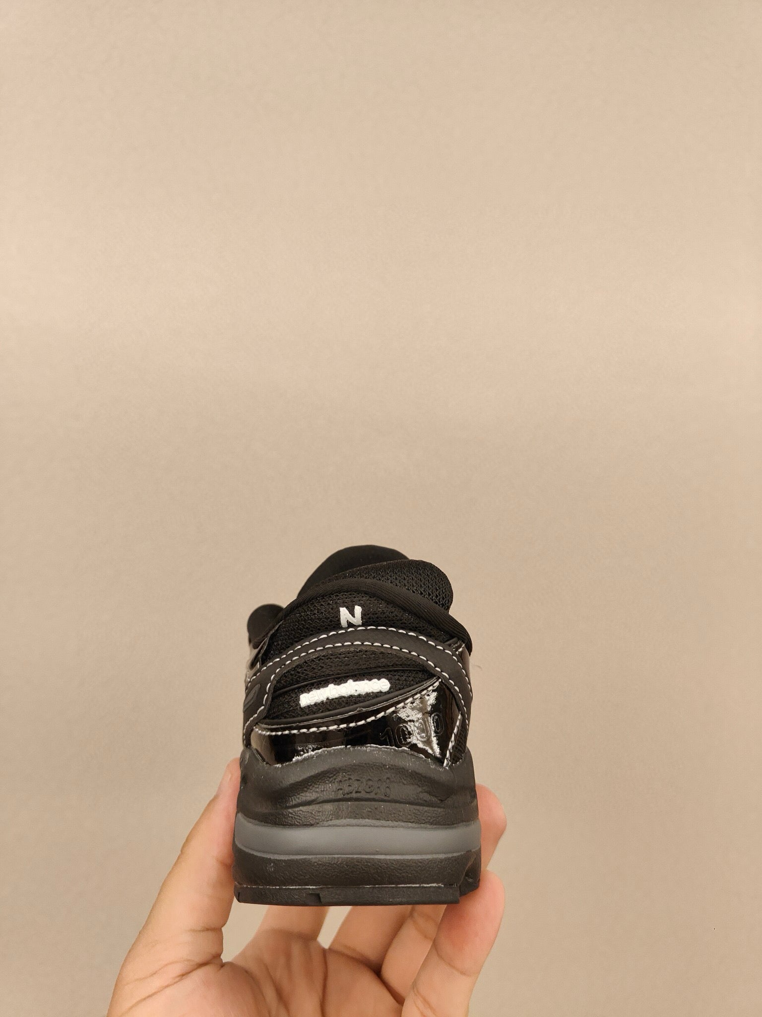 NB1000 lace-up children's shoes" black"