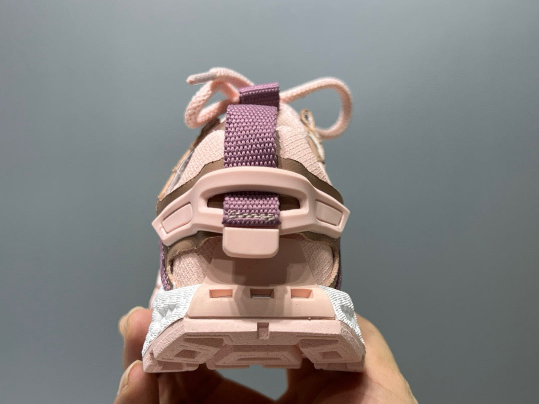 Nike's new tire-soled Velcro children's shoes " pink, purple"