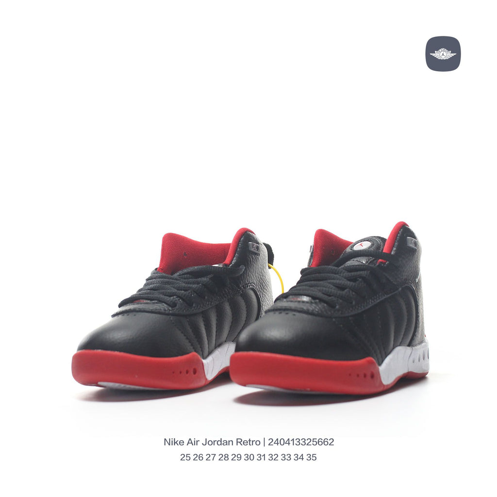 Jordan Retro-combat basketball shoes " black, red"