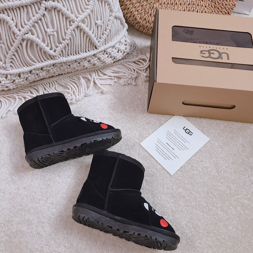 UGG children's shoes cartoon series" black"