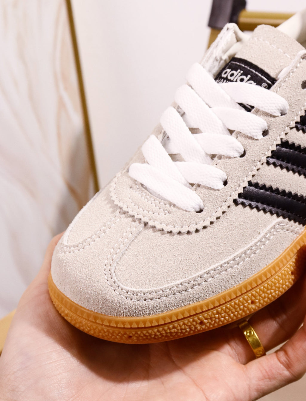 Adidas Dexter II casual children's sneakers" gray"