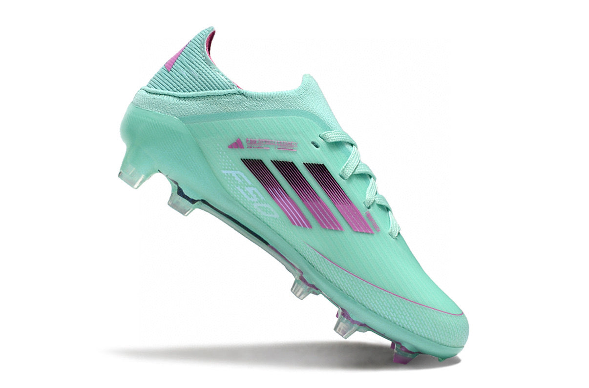 Adidas F50 knitted waterproof football shoes" Turquoise"
