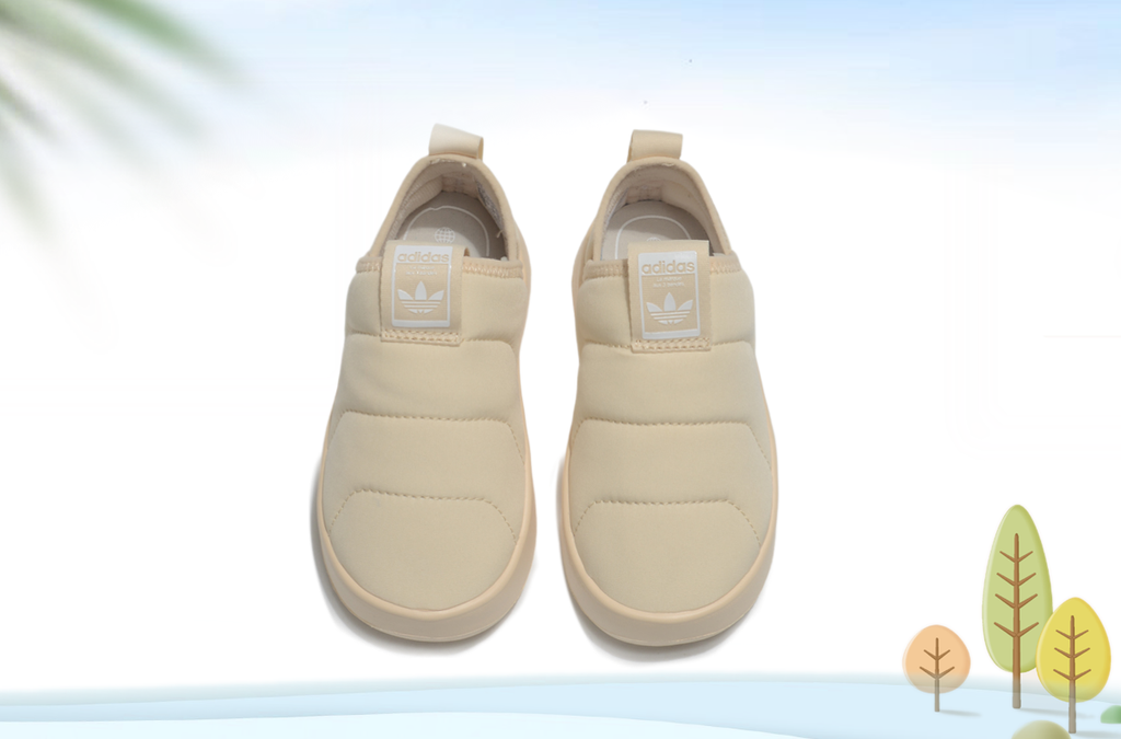 Adidas 360C velvet children's shoes " beige"