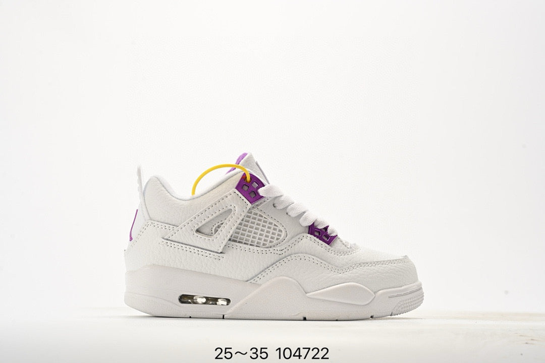 Joe 4 air cushion high quality children's shoes " white, purple"