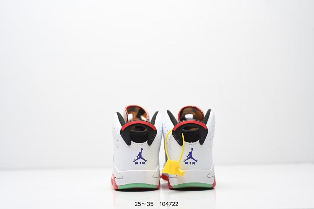 Joe 6 split leather children's shoes " white, gray, red"