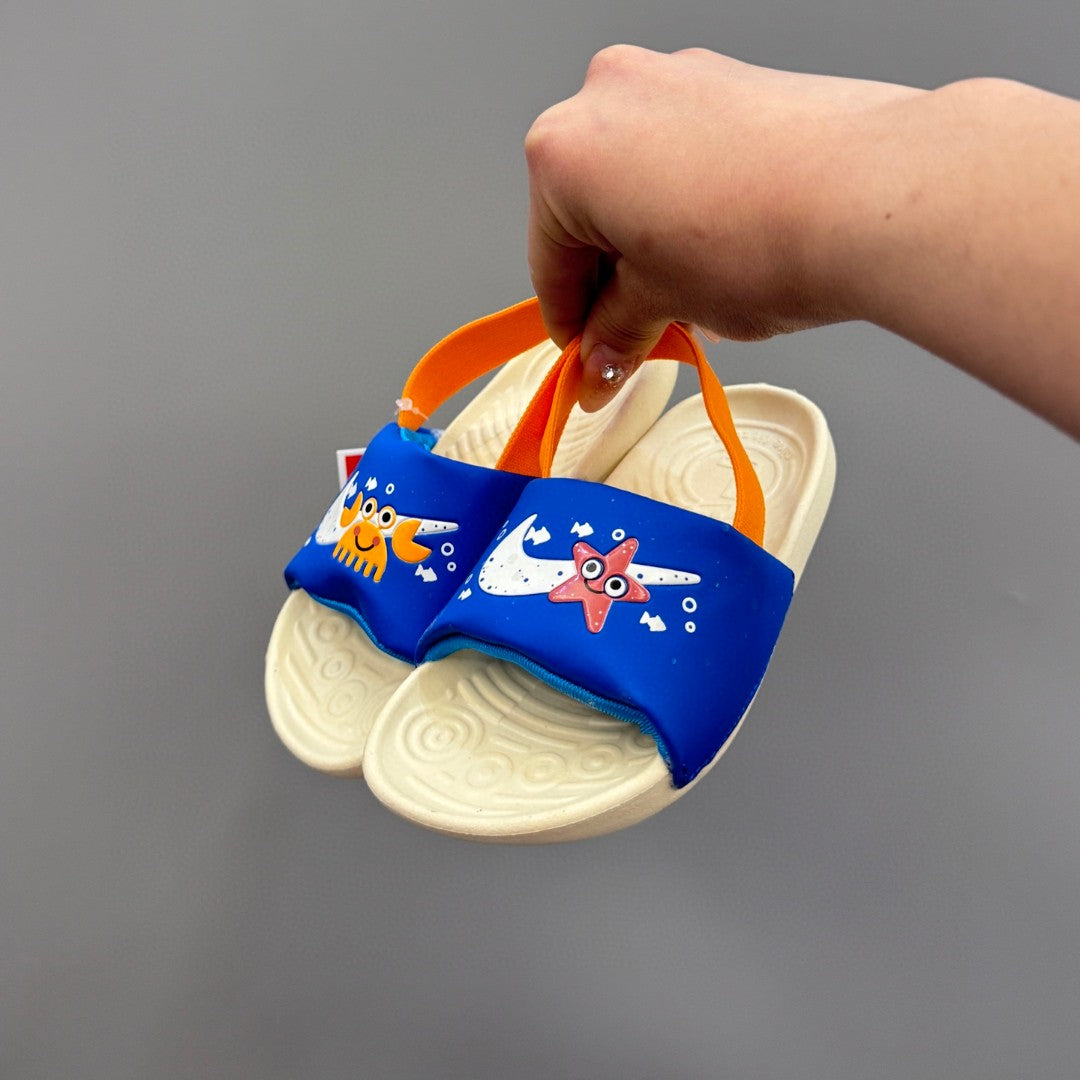 Nai K cute sandals available" light beige, dark blue"