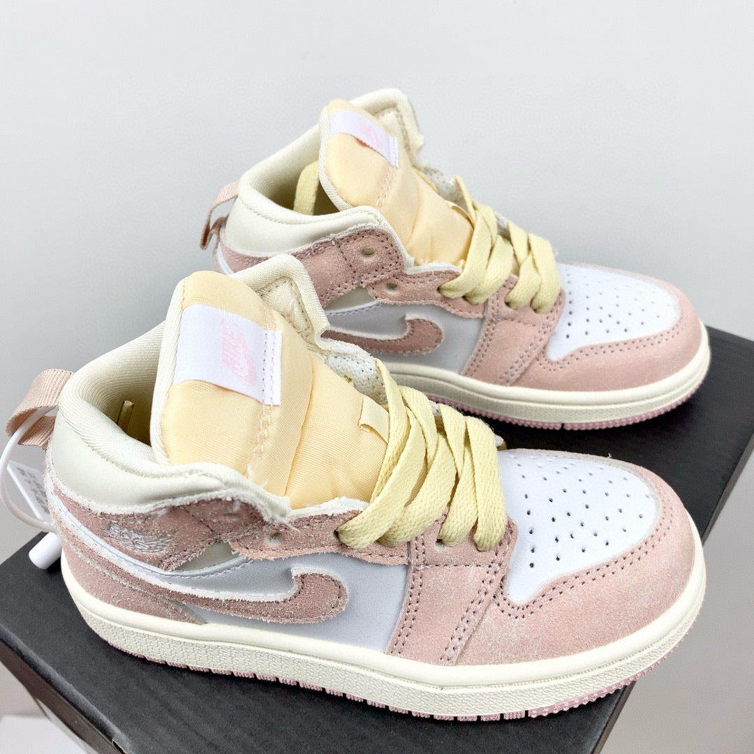 Joe 1 new color children's shoes" white, light pink"