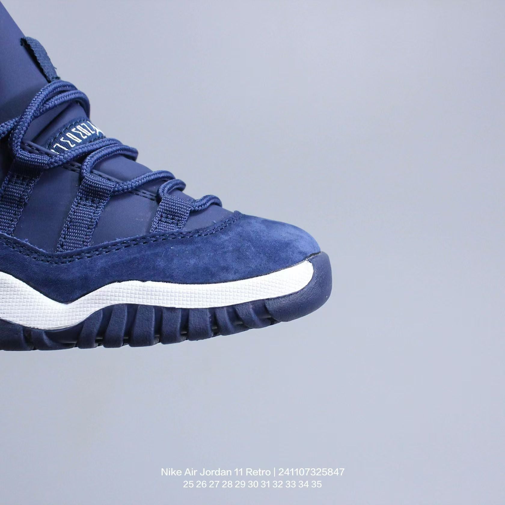 Joe 11 high-top high-quality children's shoes" basketball" Deep blue"