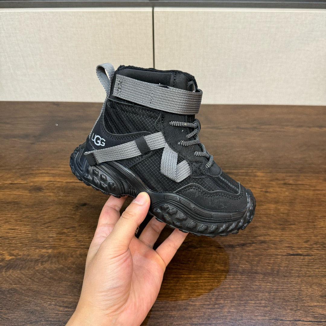 U-GG children's fleece boots" black"