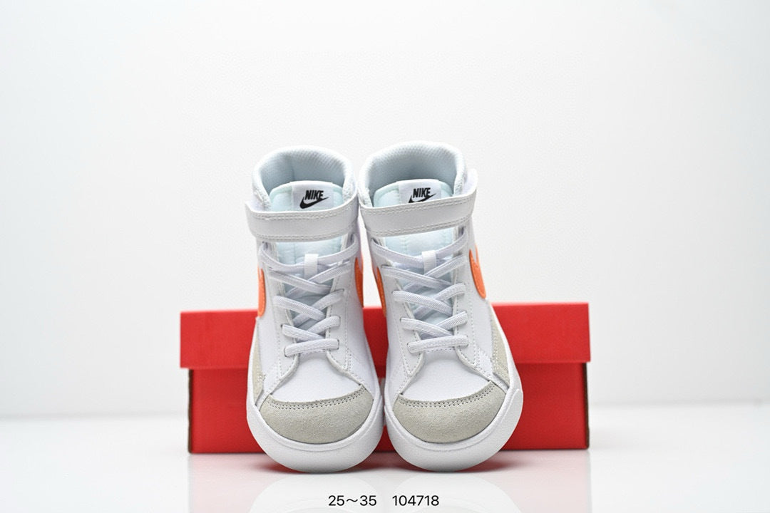 Nike Trail Blazers High-Top Velcro Kids Shoes