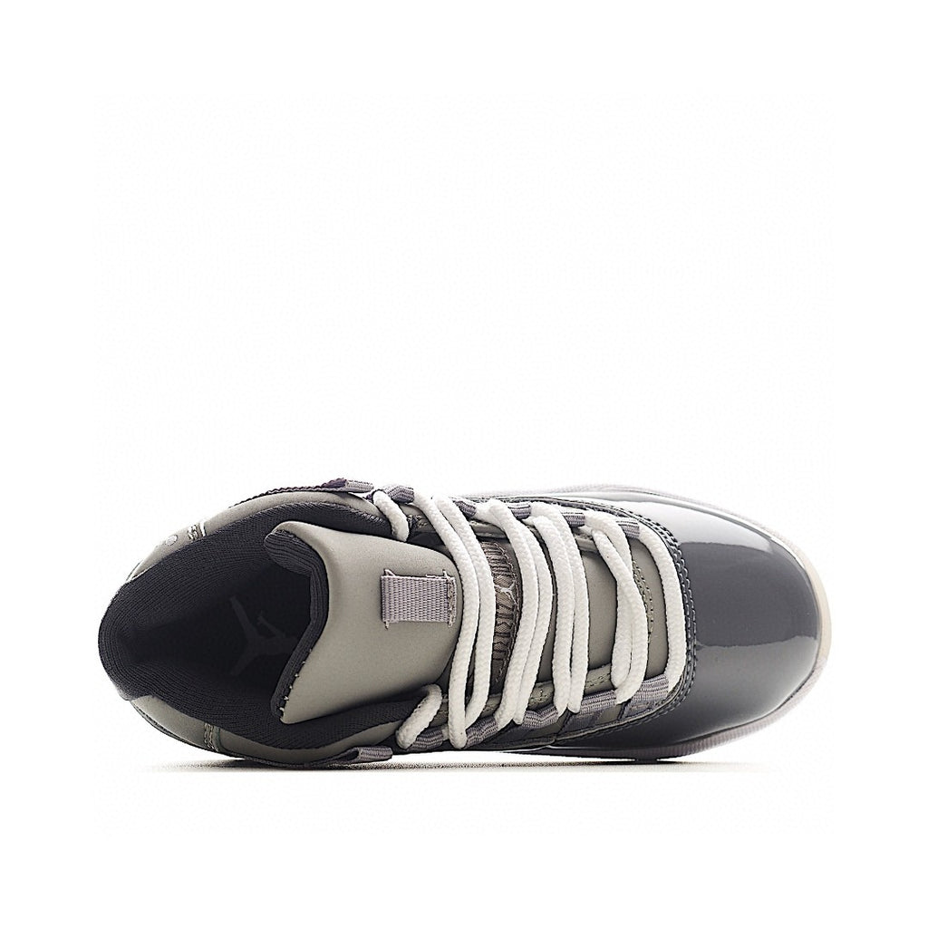 The classic AJ11 is back, mid-top" gray"