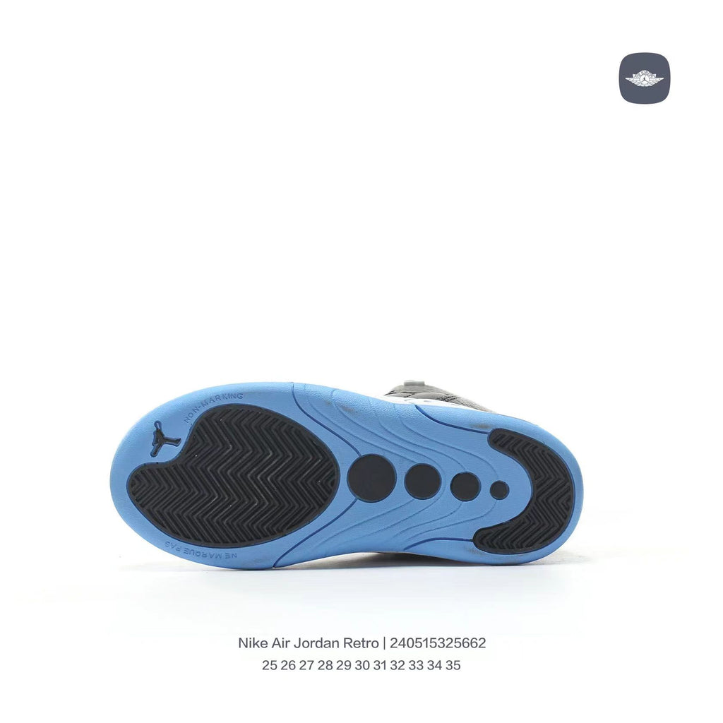 Jordan Retro-combat basketball shoes " black, blue"