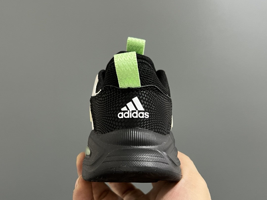 Trefoil rotating button children's shoes