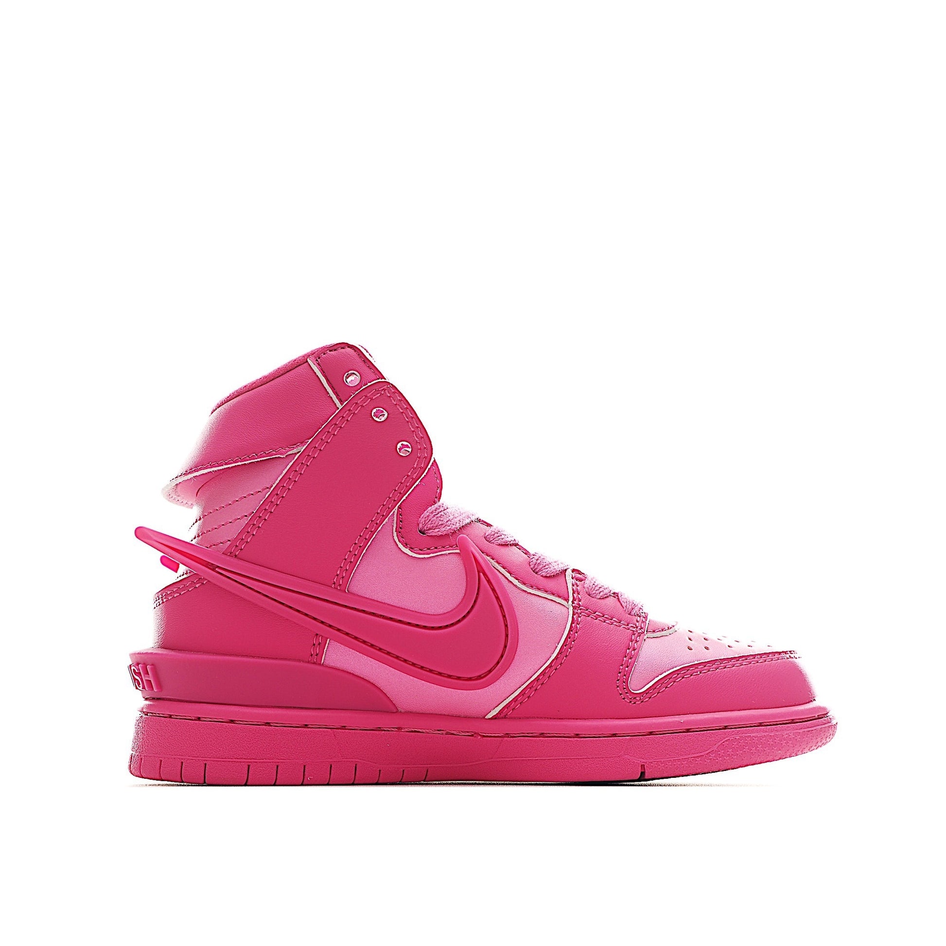 Nike Dunk High Top Swoosh " pink"