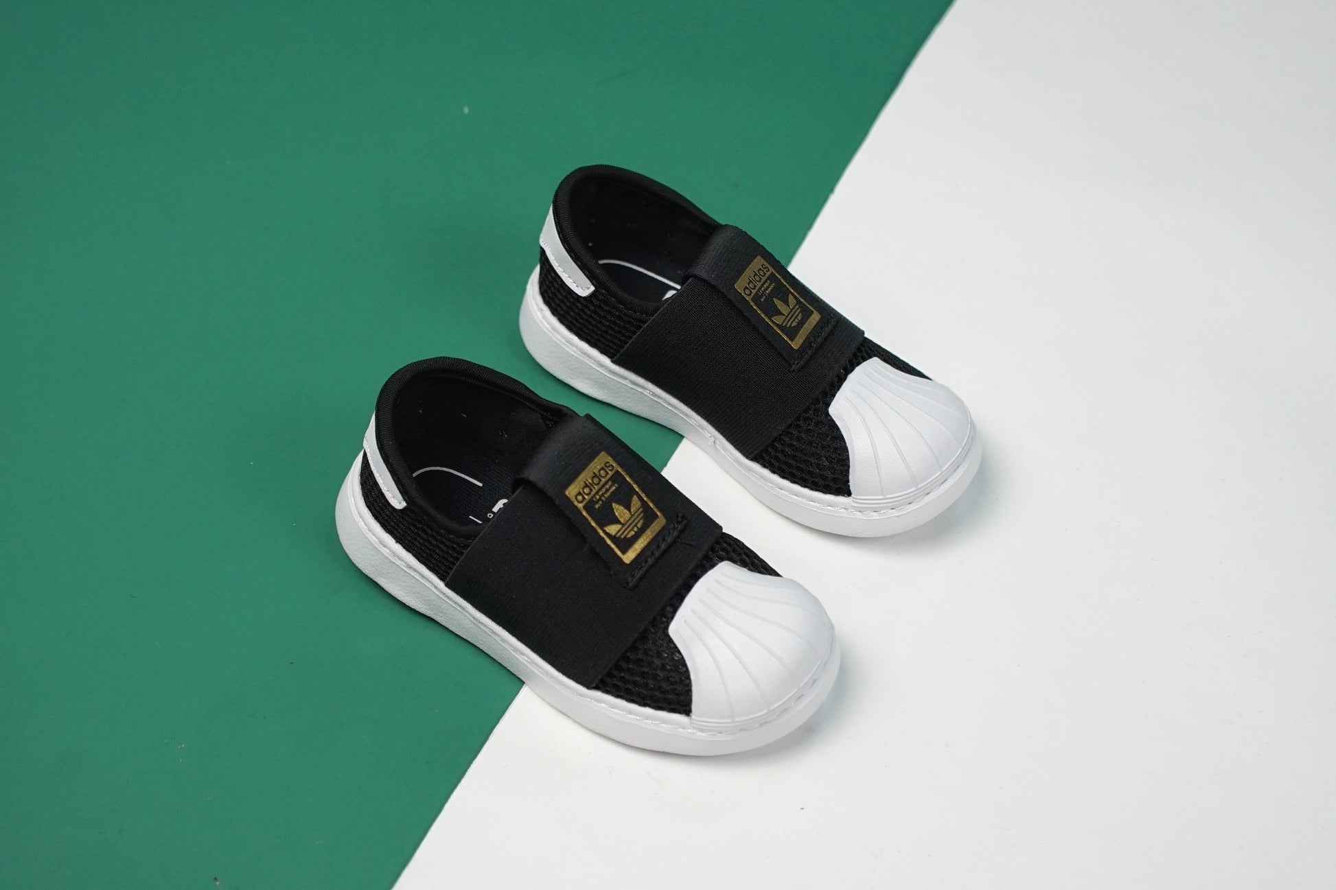 AD one-step soft shell mesh bandage shoes" black"