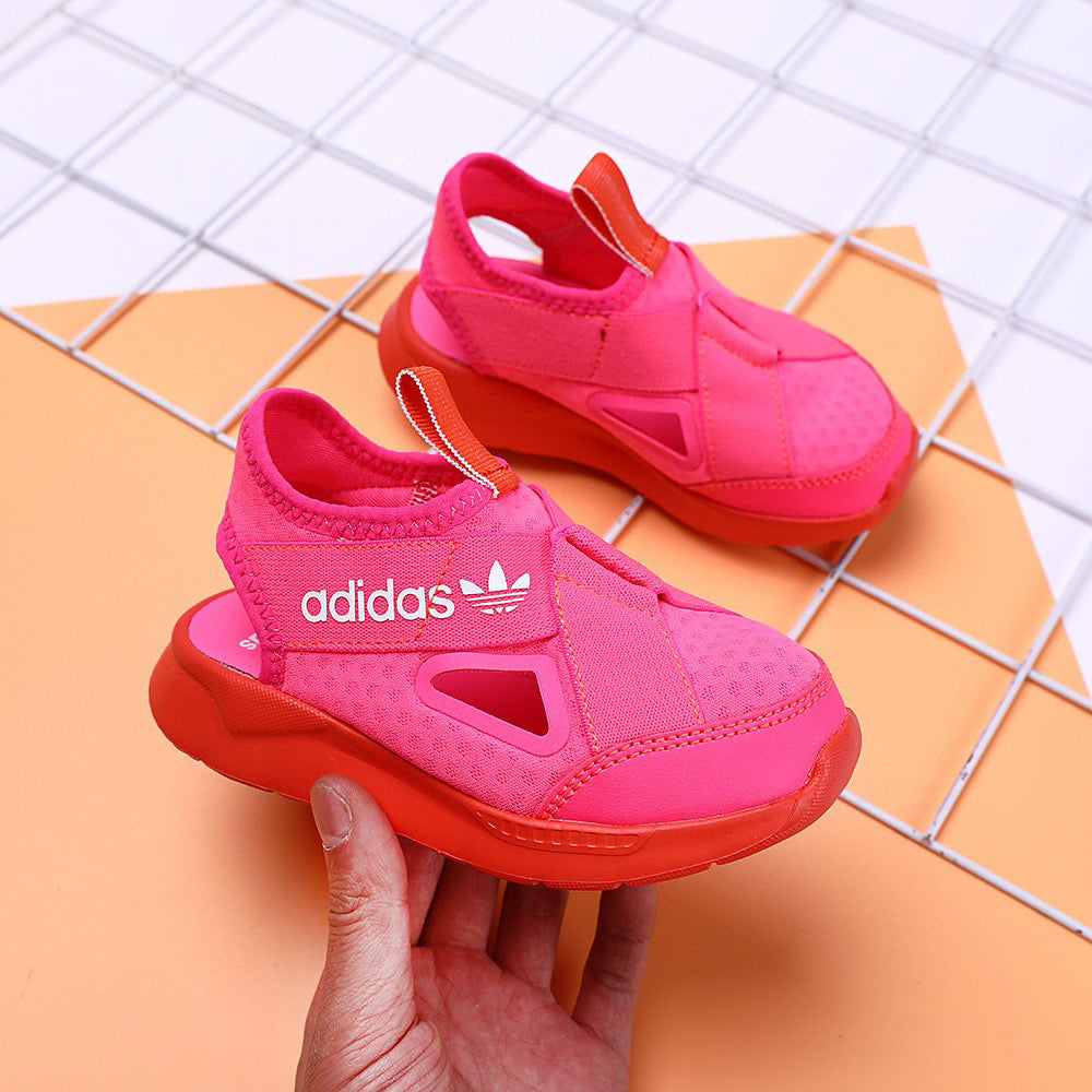 Adidas clover cross hollow sandals" pink"
