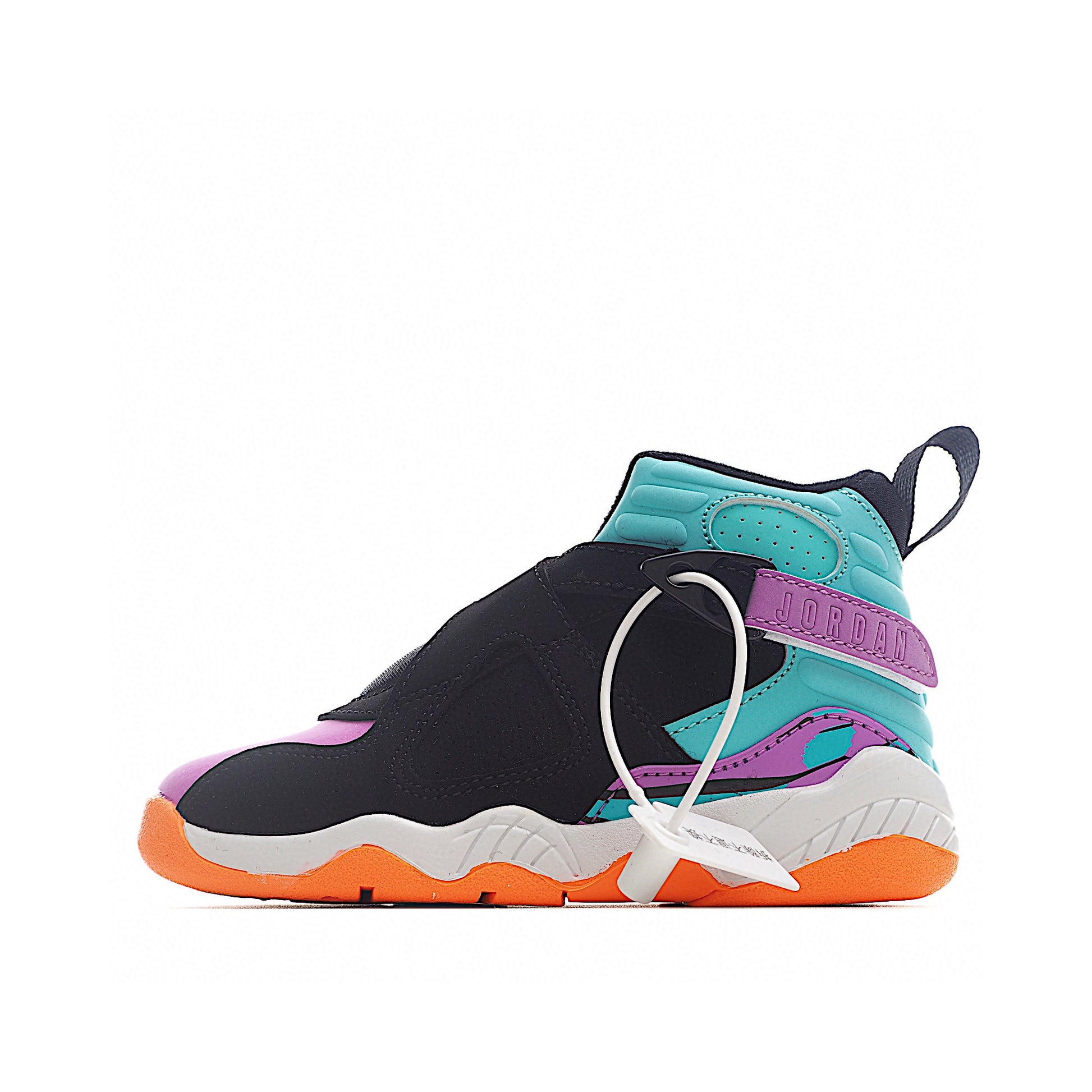 Joe 8 children's shoes sports shoes AJ-8 basketball shoes" black, purple, orange"