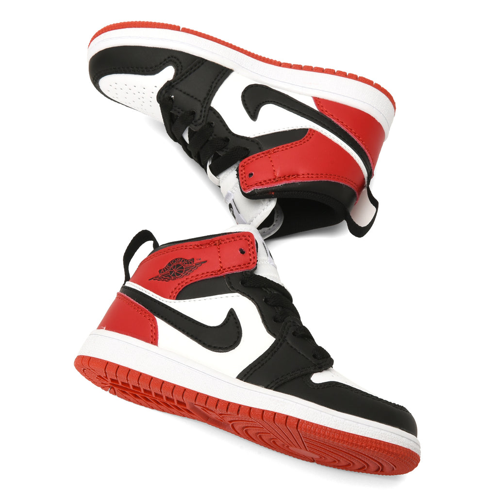 AJ-112" black, white, red"