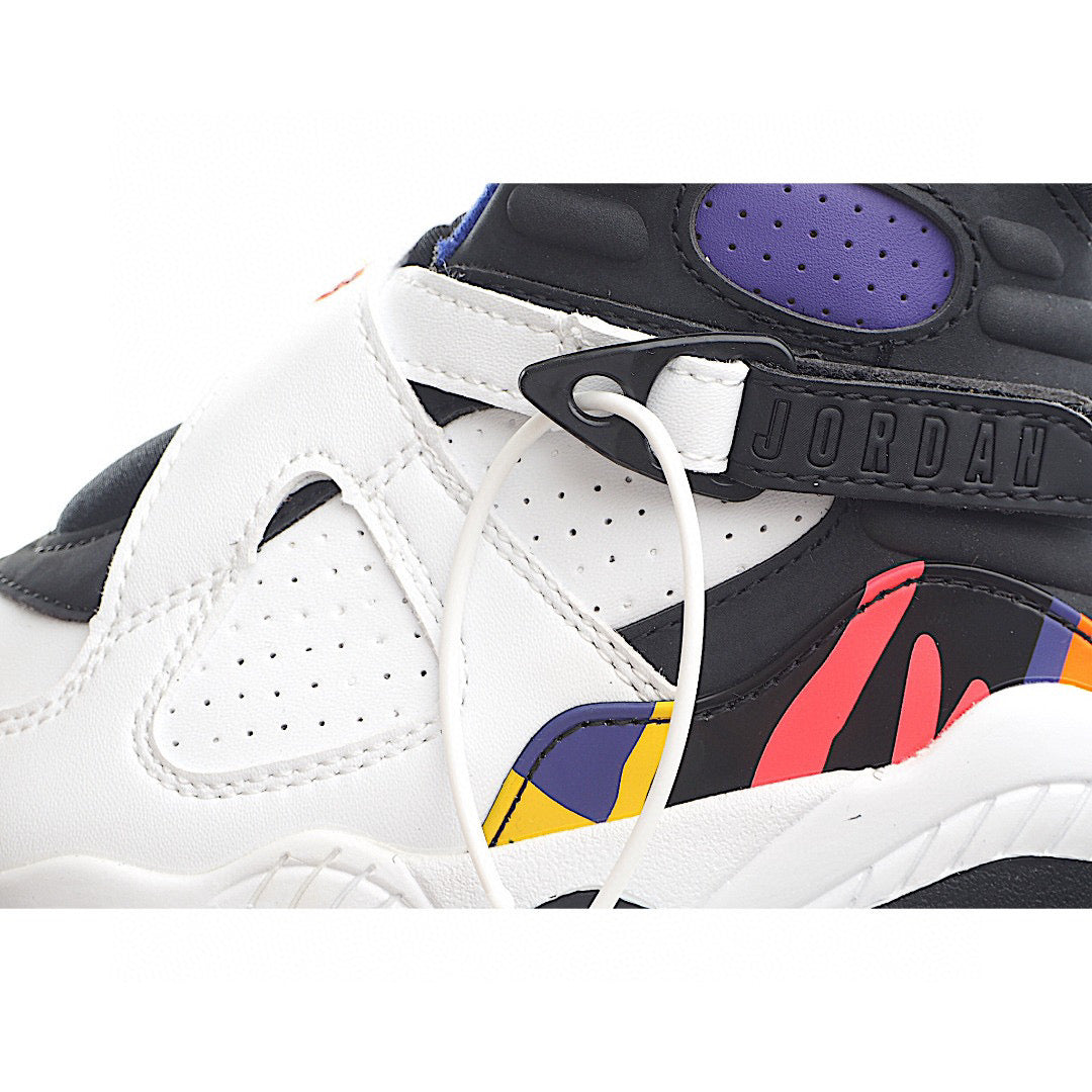 Joe 8 children's shoes sports shoes AJ-8 basketball shoes" white, black"
