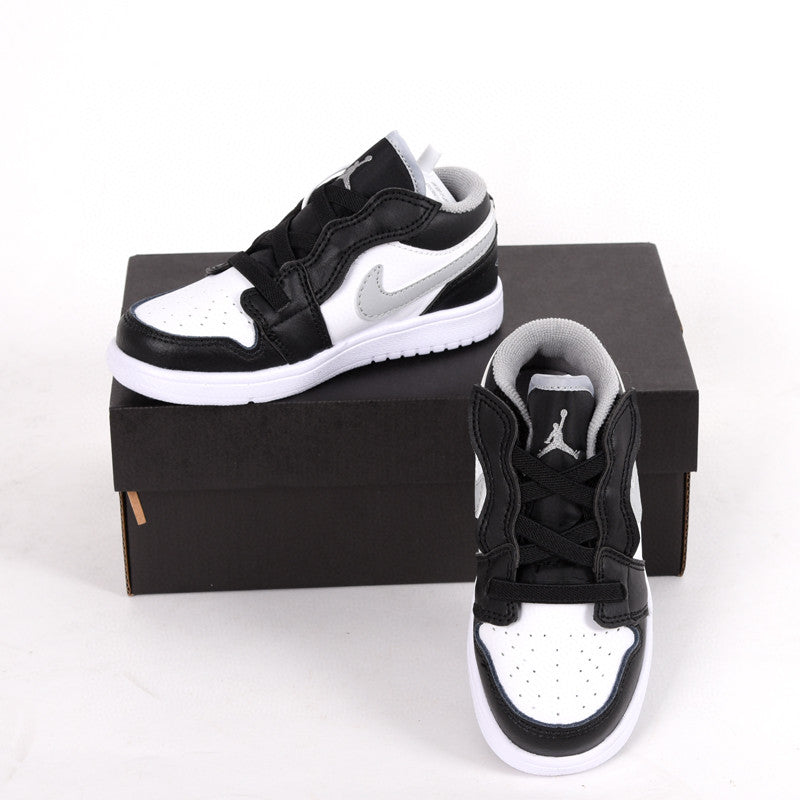 Jordan low top elastic band" white, black, gray"